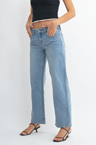 LOW RISE BAGGY STRAIGHT WITH THE PERFECT INSEAM