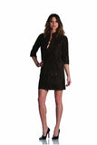 EM7342SU - SUEDE DARK BROWN DRESS Dress - Etienne Marcel Denim
