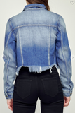 EM12003 CROP DENIM JACKET