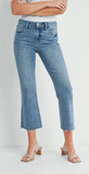 CROP FLARE MEDIUM WASH