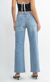 LOW RISE BAGGY STRAIGHT WITH THE PERFECT INSEAM