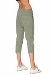 EM7301-Khaki Slouchy Crop Pant Pants - Etienne Marcel Denim