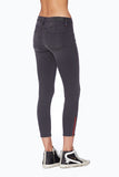 EM7010-Dark Ash  Signture Skinny with Red Zipper Denim - Etienne Marcel Denim